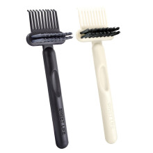 Jurrissa 2 Pack Hair Brush Cleaning Tool 2-in-1 Cleaner Tool Portable Cleaning Tool Set for Brush Comb Keyboard Remover Rake for Removing Hair Dus