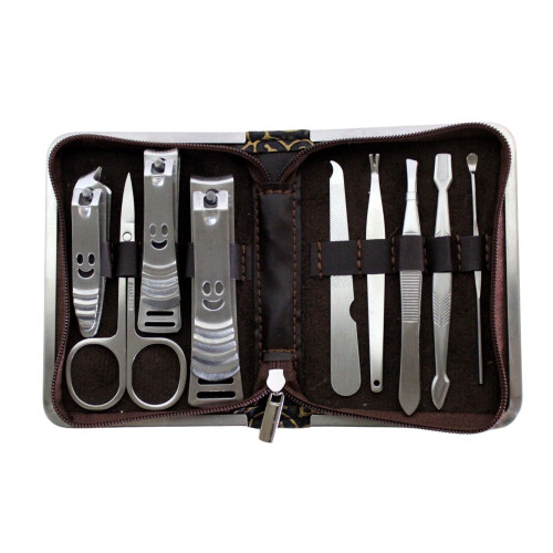 Dependable Industries Essentials Manikyr Pedikyr Set Nagelklippare 9 i 1 1