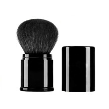 Pincel de maquiagem Kabuki retrtil - Pincis de blush de plo de cabra premium, timos para misturar creme lquido, cosmticos minerais ou p tr