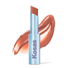 Kosas Wet Stick Feuchtigkeitsspendender, glnzender, transparenter Lippenstift mit Ceramiden, Hyaluronsure-Peptiden und Mangobutter  beruhigt, mach