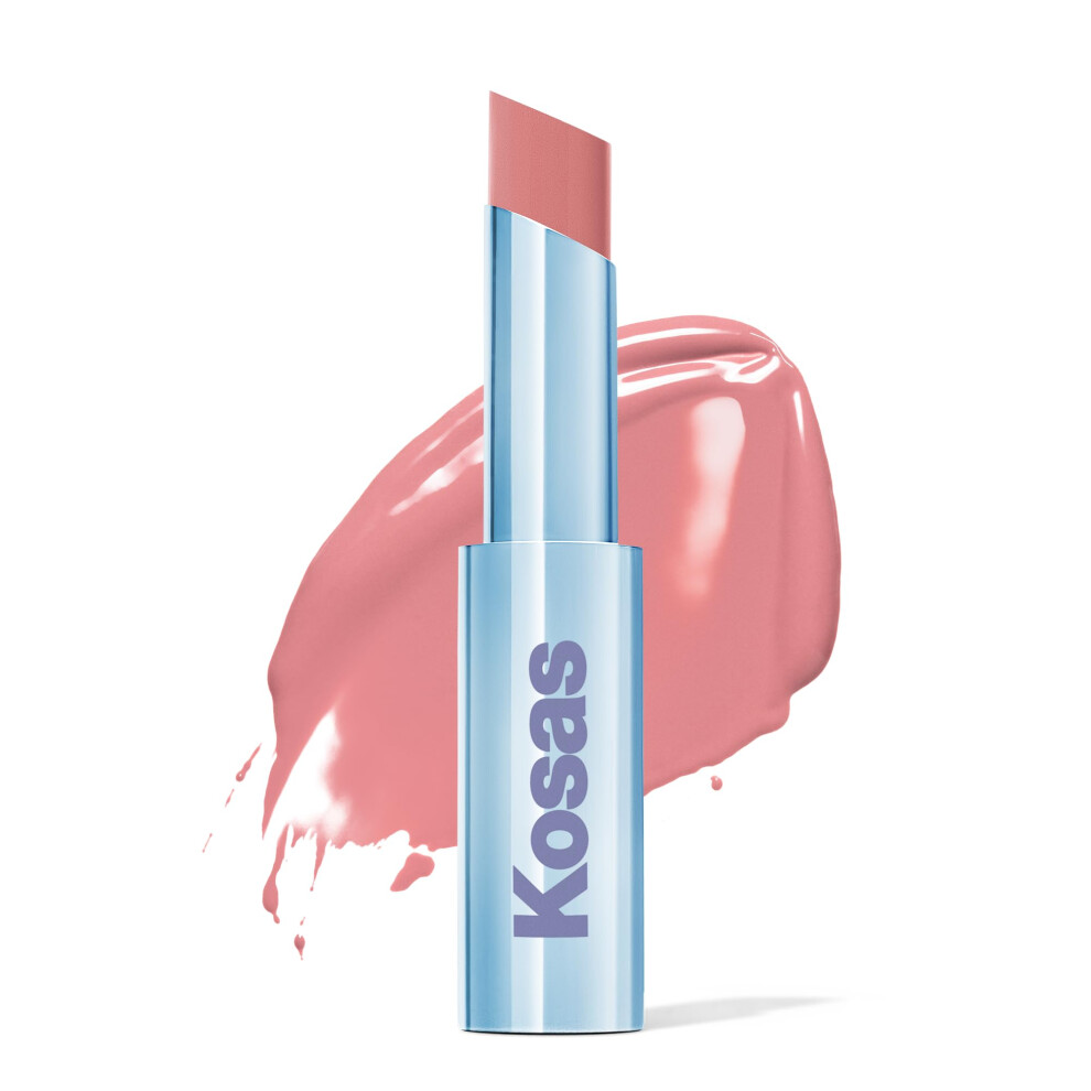 Kosas Wet Stick Moisturizing Shiny Sheer Lipstick With Ceramides Hyaluronic Acid Peptides And Mango Butter - Soothes Softens And Moisturizes