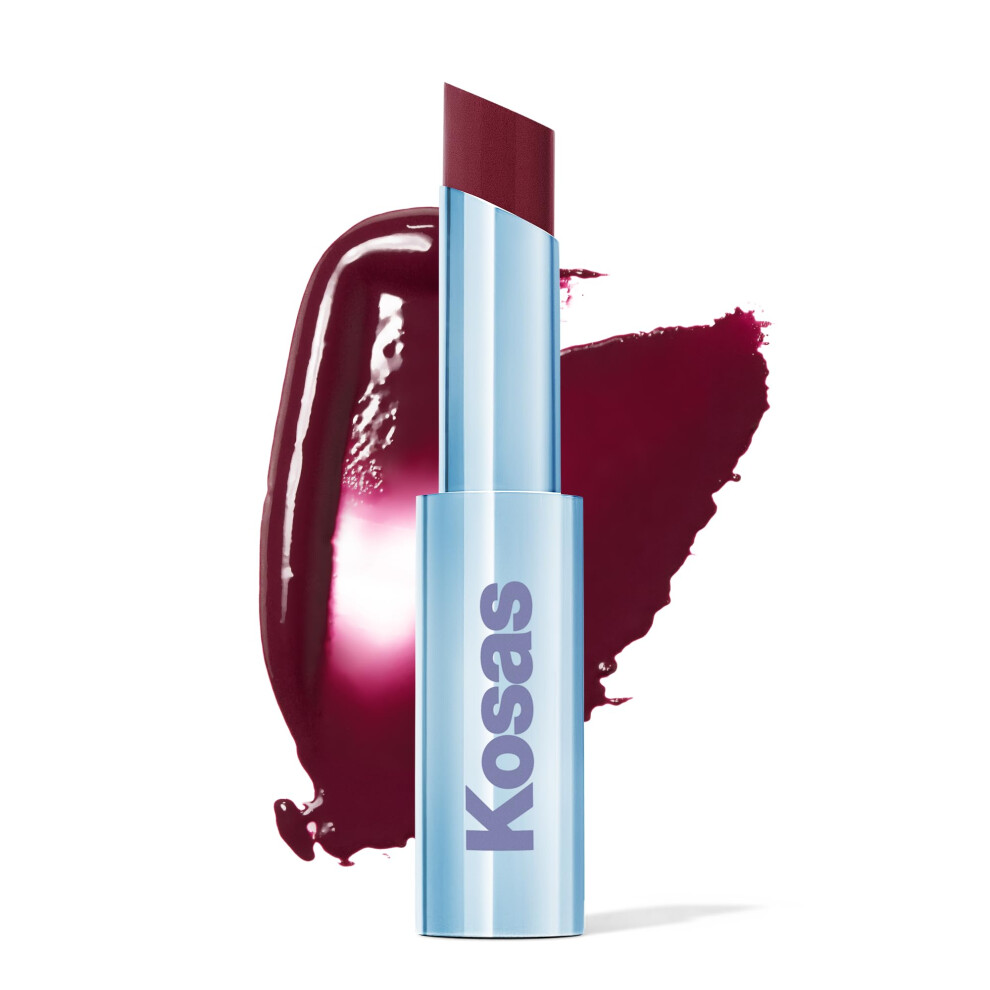 Kosas Wet Stick Moisturizing Shiny Sheer Lipstick With Ceramides Hyaluronic Acid Peptides And Mango Butter - Soothes Softens And Moisturizes