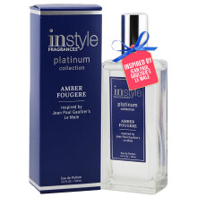InStyle Fragrances Platinum Collection Amber Fougere Jean Paul Gaultiersin inspiroima Miesten parfyymivesi CLEAN Vegaaninen parabeeniton Ei koskaan t