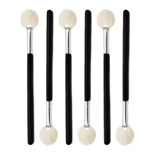 Ksvsonrvi 6 Stck Highlighter-Fcherpinsel zum Hervorheben des Gesichts, Polieren und Mischen mit Puder, Creme, Rouge, Highlighter-Applikator, Make-u