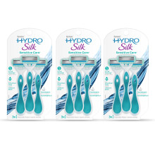 Schick Hydro Silk Sensitive Care Wegwerpscheermesjes voor Vrouwen - 9 Stuks