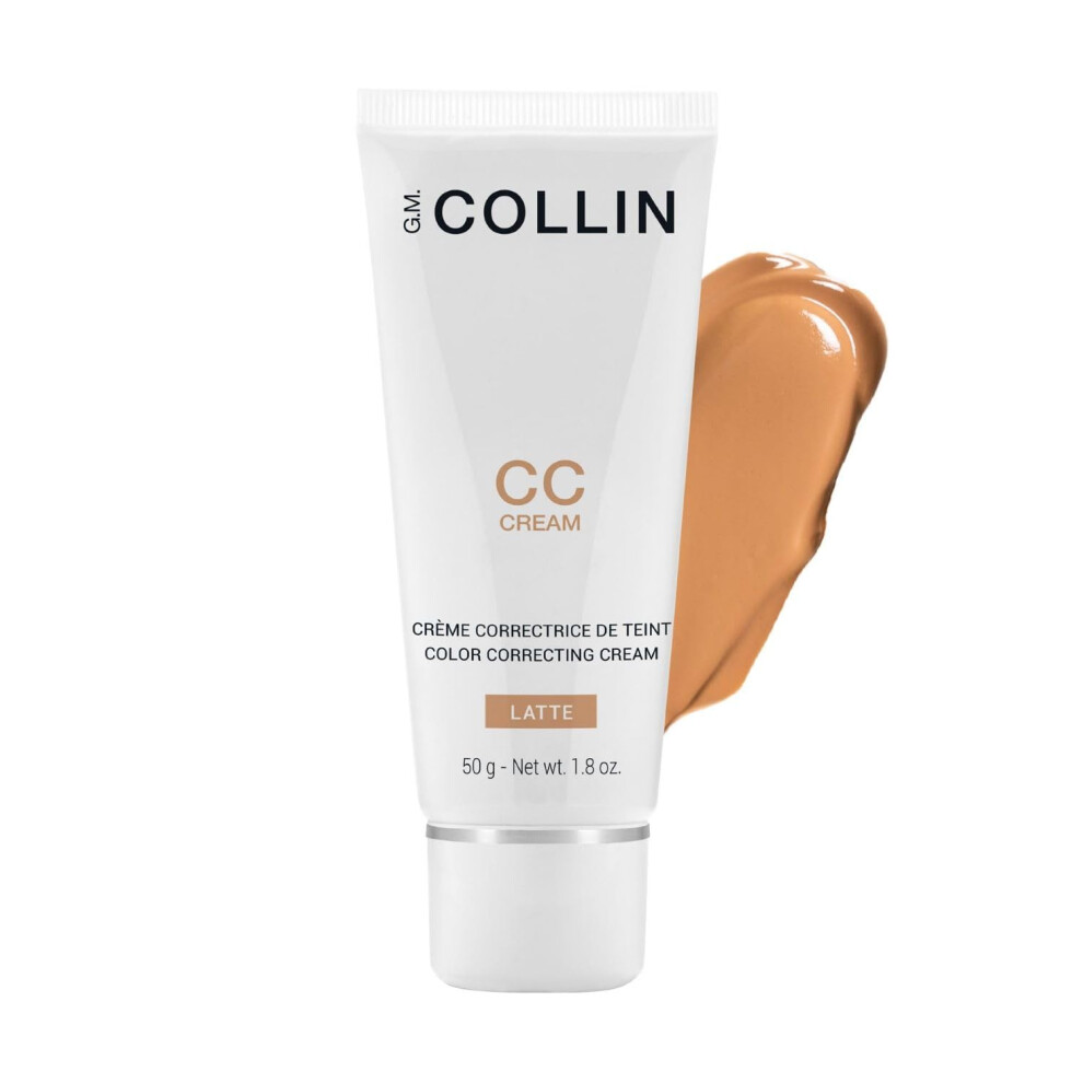 G.m. Collin Cream Cc (Latte) | Tinted Face Moisturizer | Color Correcting Skin Care With Hydrating Hyaluronic Acid