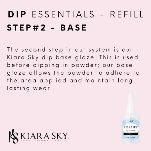 Kiara Sky Top & Base Coat Dip Essentials 2 oz Refill 1