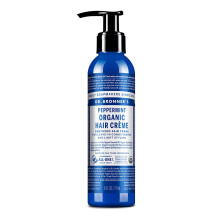 Dr. Bronner's - Ekologisk Hårkräm (Pepparmint, 170 g, 2-Pack) - Leave-In Balsam och Stylningskräm