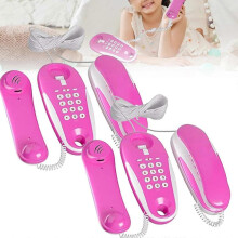 Kids Play Phone Intercom, Kids Play Phone Intercom Toy with Real Ring Sounds, 23 Ft Phone Line