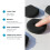 AOA Studio Silky Silicone Makeup Sponge Set Reusable Cosmetic Applicators Extra Soft Rubycell Makeup Sponges (Onyx) 4