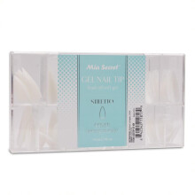 Mia Secret Soak off Soft Gel Nail Tip MADE IN USA voor Salon en DIY (White Peony Stilleto)