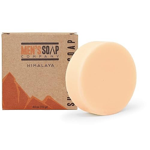 Mens Soap Company Σαπούνι Ξυρίσματος 4.0 oz φτιαγμένο με Φυτικά Συστατικά 1