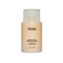 OUAI Medium Shampoo Travel Size - Hydrating Shampoo with Coconut Oil, Babassu, Kumquat Extract & Keratin - Strengthens, Nourishes & Adds Shine - Parab