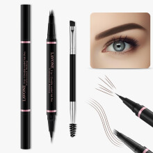 Tuka na oboc Vodotesn tuka na oboc 2 v 1 s tukou na oboc se 4 hroty a ultra presnou tukou na oboc se tetcem na oboc Makeup oboc pro priro