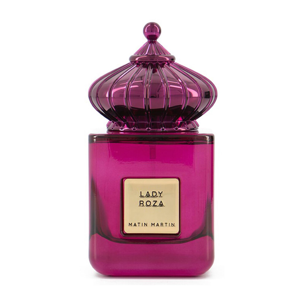 Matin Martin Lady Roza - Luxury Arabian Perfume For Women - Floral Fragrance With Notes Of Bergamot Rose Vetiver Cedar - Arabic Long Lasting Scent