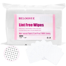 540 PCS Lintvrije Nageldoekjes, Wimpers Glue Doekjes, Super Absorberend Zacht Non-Woven