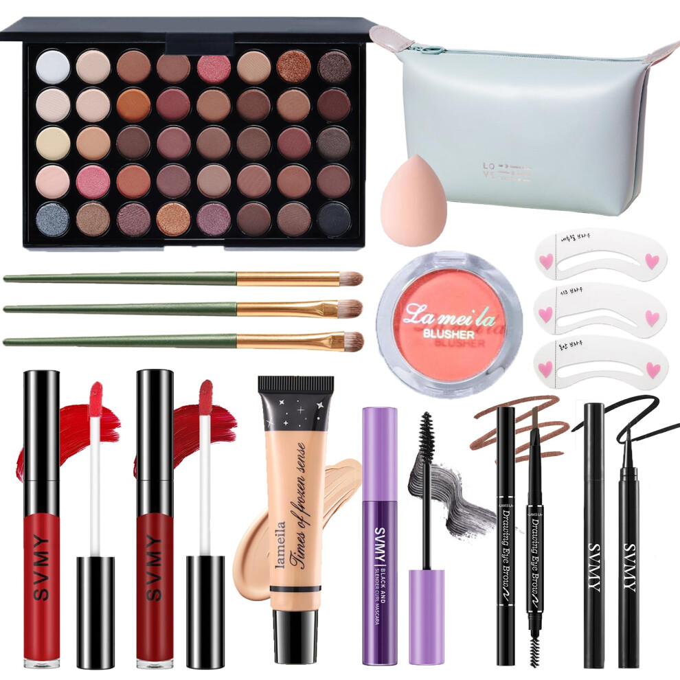Pwyshxdf Makeup Set For Women Makeup Full Kit For Beginners & Professionals Travel Makeup Set For Teens & Adults Makeup Gift Set For Girls Eyeshadow P