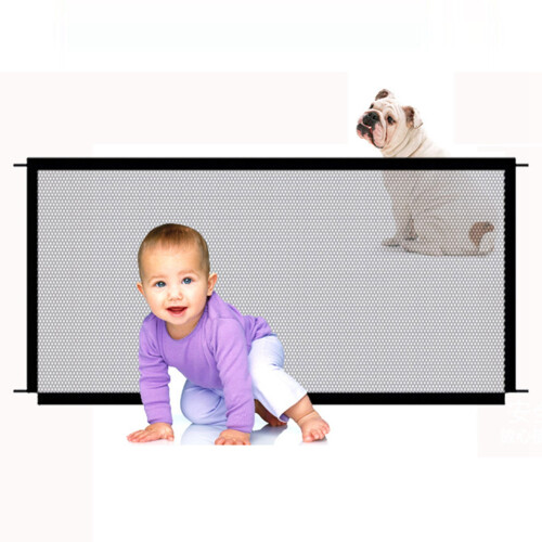 Dog Safety Gate Pet Safe Mesh Fence Portable 2