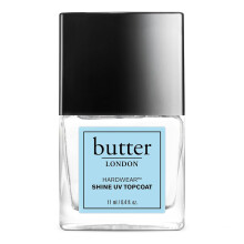 smr LONDON Shine UV Top Coat Nagellack Hardwear - Skir tckning med glansig finish - Snabbtorkande topplack hjlper till att frhindra flisning
