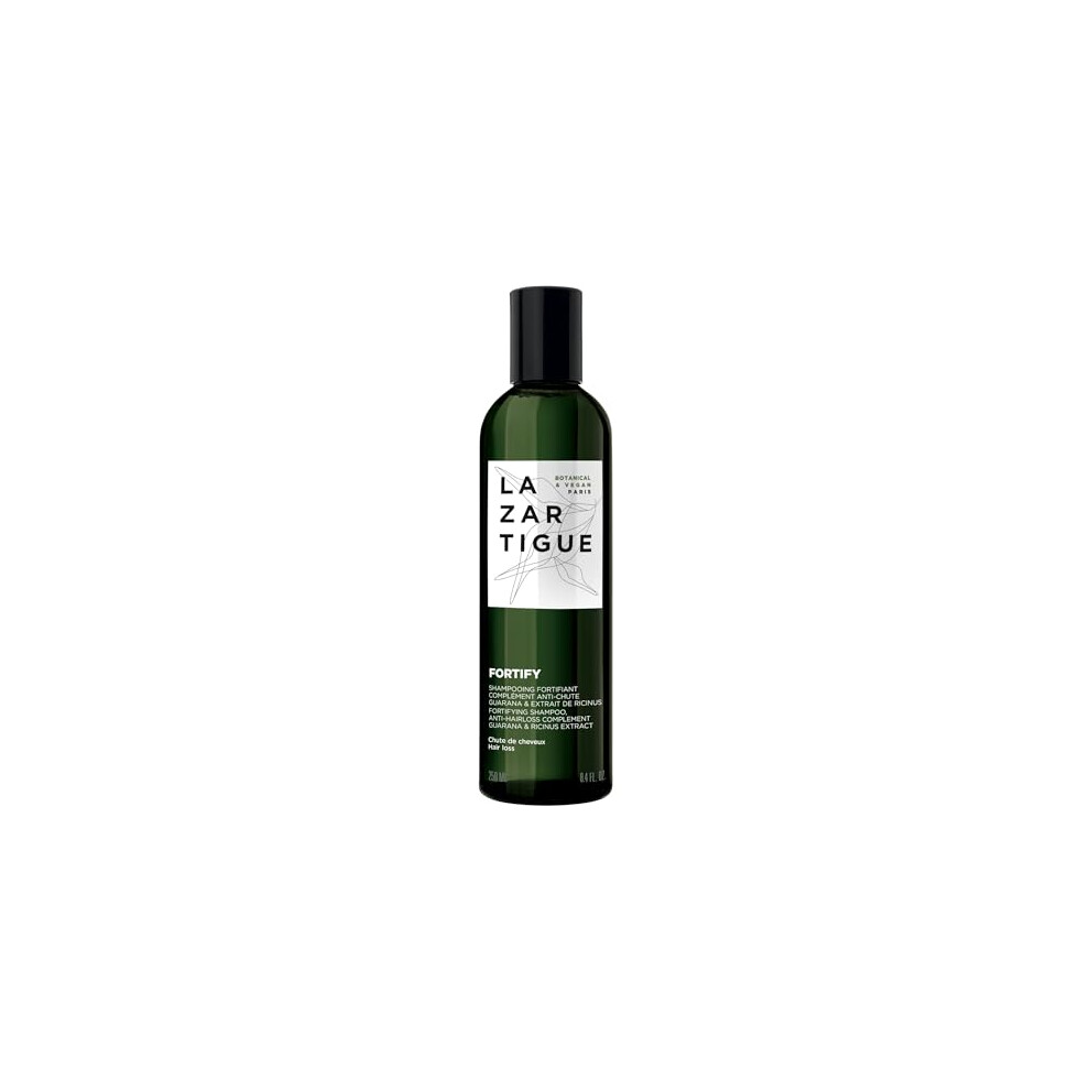 Lazartigue Fortify Shampoo Densifying Hair Treatment For Thinning Hair Vegan Sulfate & Silicone Free 8.4 Fl.oz.