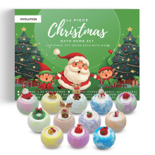 Evolutionusa - Weihnachtsbad Bomben fr Kinder Holiday Bad Bomben mit berraschung in Kinderbad Bomben mit Spielzeug Weihnachten Kinderbad Bomben