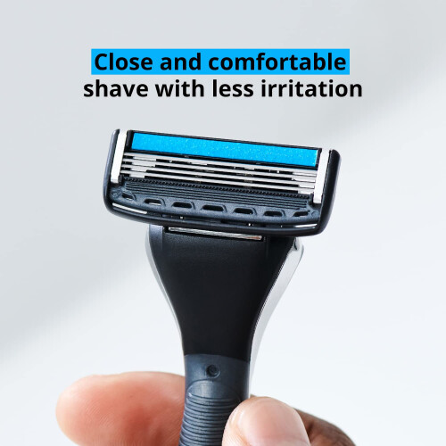 Dorco Pace 4 Pro - Four Blade Razor Shaving System - 2 Replacement Handles (Handles Only) 2