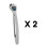 Dorco Pace 4 Pro - Four Blade Razor Shaving System - 2 Replacement Handles (Handles Only) 2