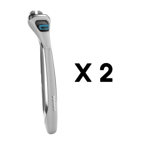 Dorco Pace 4 Pro - Four Blade Razor Shaving System - 2 Replacement Handles (Handles Only) 1