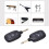 Sistema wireless per chitarra compatto 600mAh nero 6