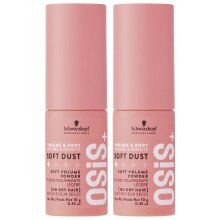 OSiS+ Soft Dust 0.7 oz (2 Pack) - Volume Spray Powder for Root Lift Subtle Texture and Natural Shine - Lightweight Volumizing and Texturizing Powde