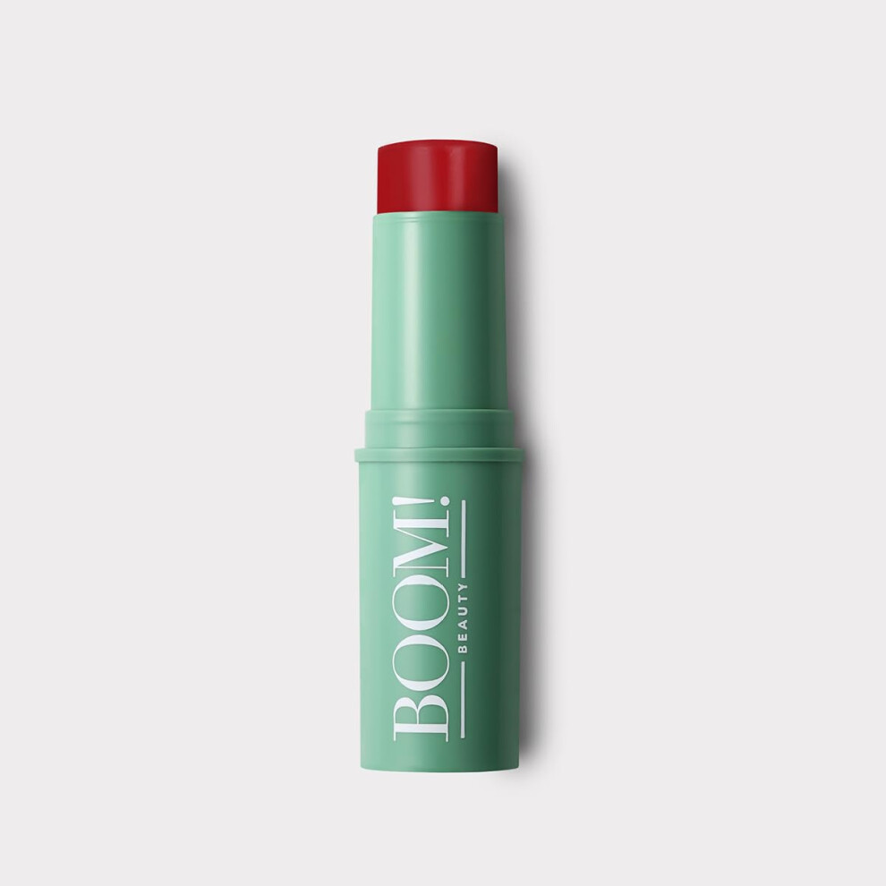 Boom! By Cindy Josep Red/Cream Boom Beauty Boom Stick Parisian : 3-In-1 Blush Stick For Eyes Lips & Cheek Long-Wearing Blendable & Building Color Vegan Lipstick Pen