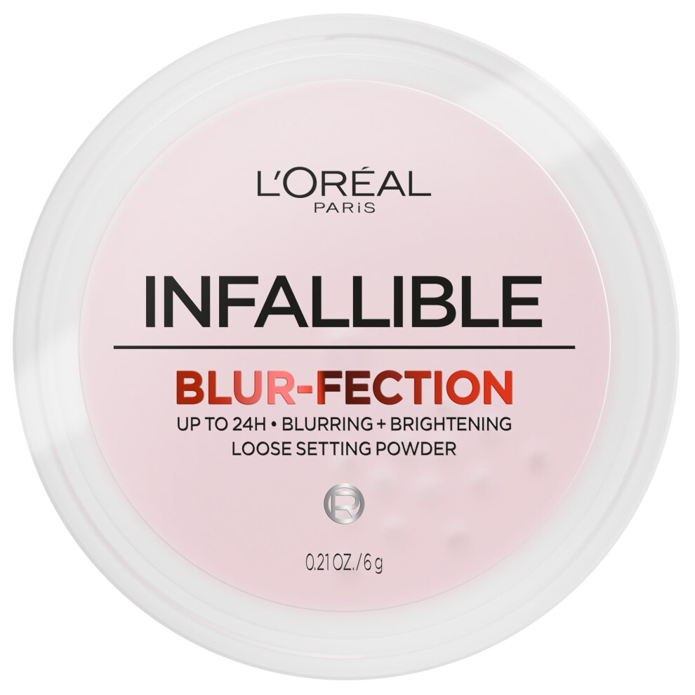 L'Oreal Paris Infallible Blur-fection Longwear Loose Setting Powder Blurring Face Powder With Up to 24HRs of Wear Brightening Light Pink 1 Kit-image-OPC-PJNS82D-NEW