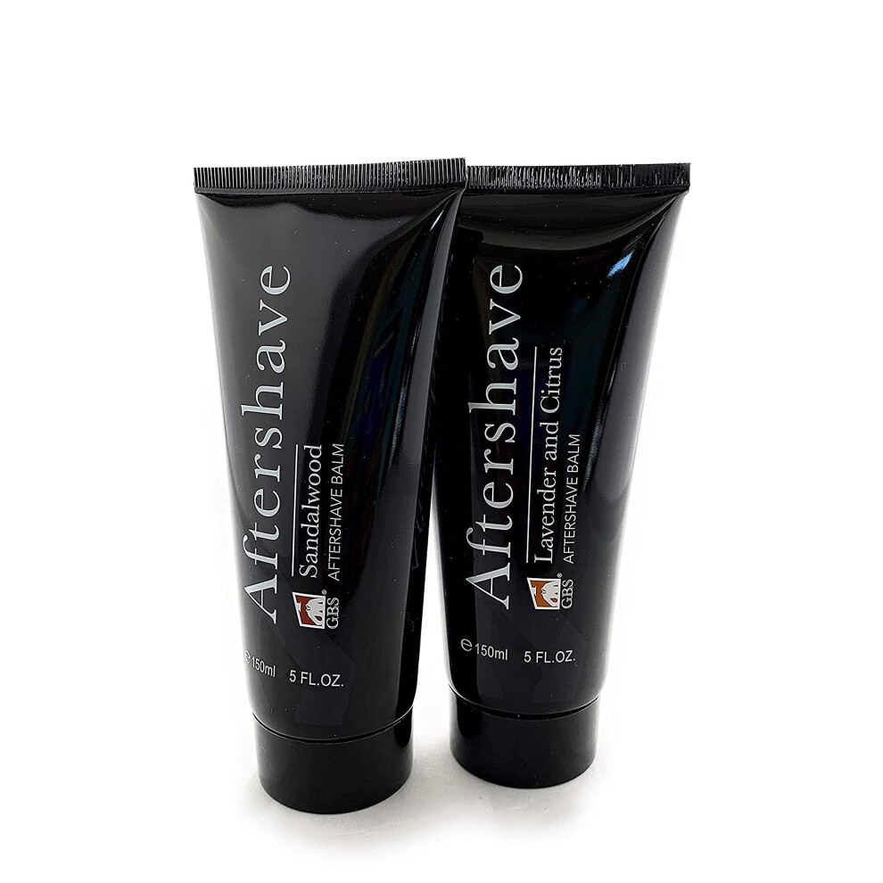 G.b.s Lavender After Shave Balm Set Of 2 /Citrus And Sandalwood 5-Ounces Post Shave Balm