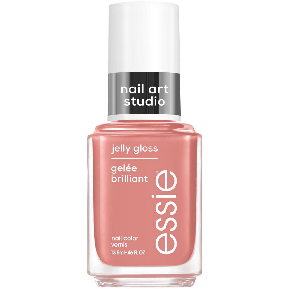 Essie Pink Nail Art Studio Jelly Gloss Nail Polish Vegan Boho Rodeo Sheer Nail Polish Charm To Stable 0.46 Fl Oz