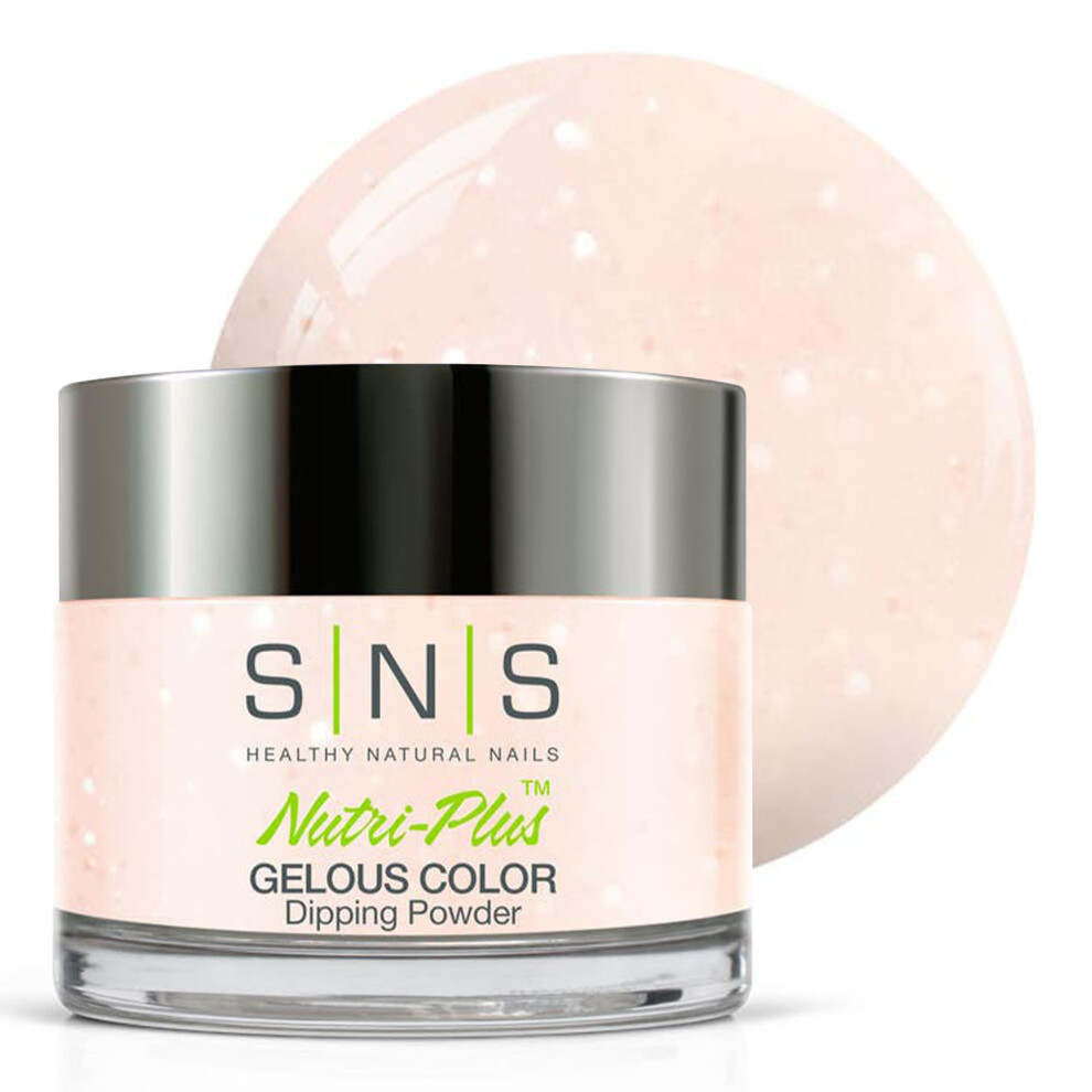 Sns Healthy Natural Sns Nail Dip Powder, Gelous Color Dipping Powder - Moonshine (Natural, Nudes, Gray/Cream, Beige, Shimmer) - Long-Lasting Dip Nail Color Lasts 14 Days