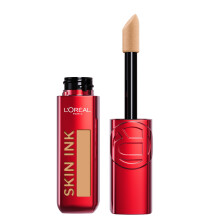 L'Oreal Paris Infallible Skin Ink 2-in-1 Foundation Concealer Hybrid-Gesichts-Make-up bis zu 48 Stunden bertragungsbestndig mit aufbaubarer leichte