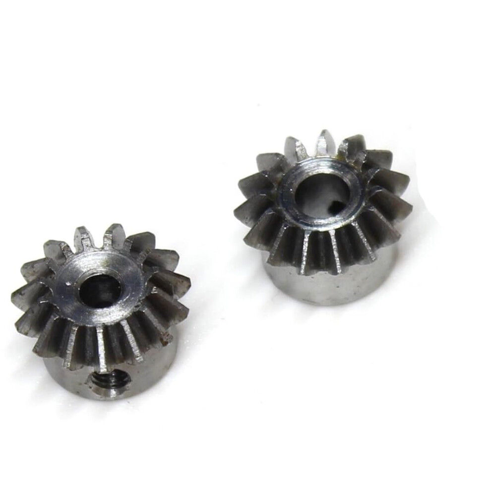 Pinion Gear Set 0.8M 15T Brass Bevel Gears 2Pcs With 3Mm 4Mm 5Mm 6Mm 6.35Mm Bore For M3 Screw Shaft 6493810696916