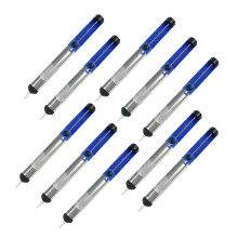Material Desolder Pump 10pcs Soldering Sucker Set for Electronic Repair, High-Quality PVC, 3 Sizes, Efficient Solder Extraction
