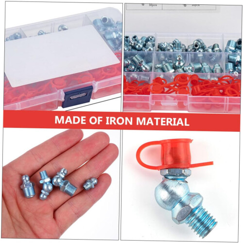Multi Angle Grease Fittings 2 Boxes Straight Bent Nozzles Compatible with Various Mechanical Applications 1