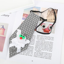 Flash tie with light Halloween bar party luminous supplies performance festival bow tie propsAA3-10 White Ghost (with light)One size
