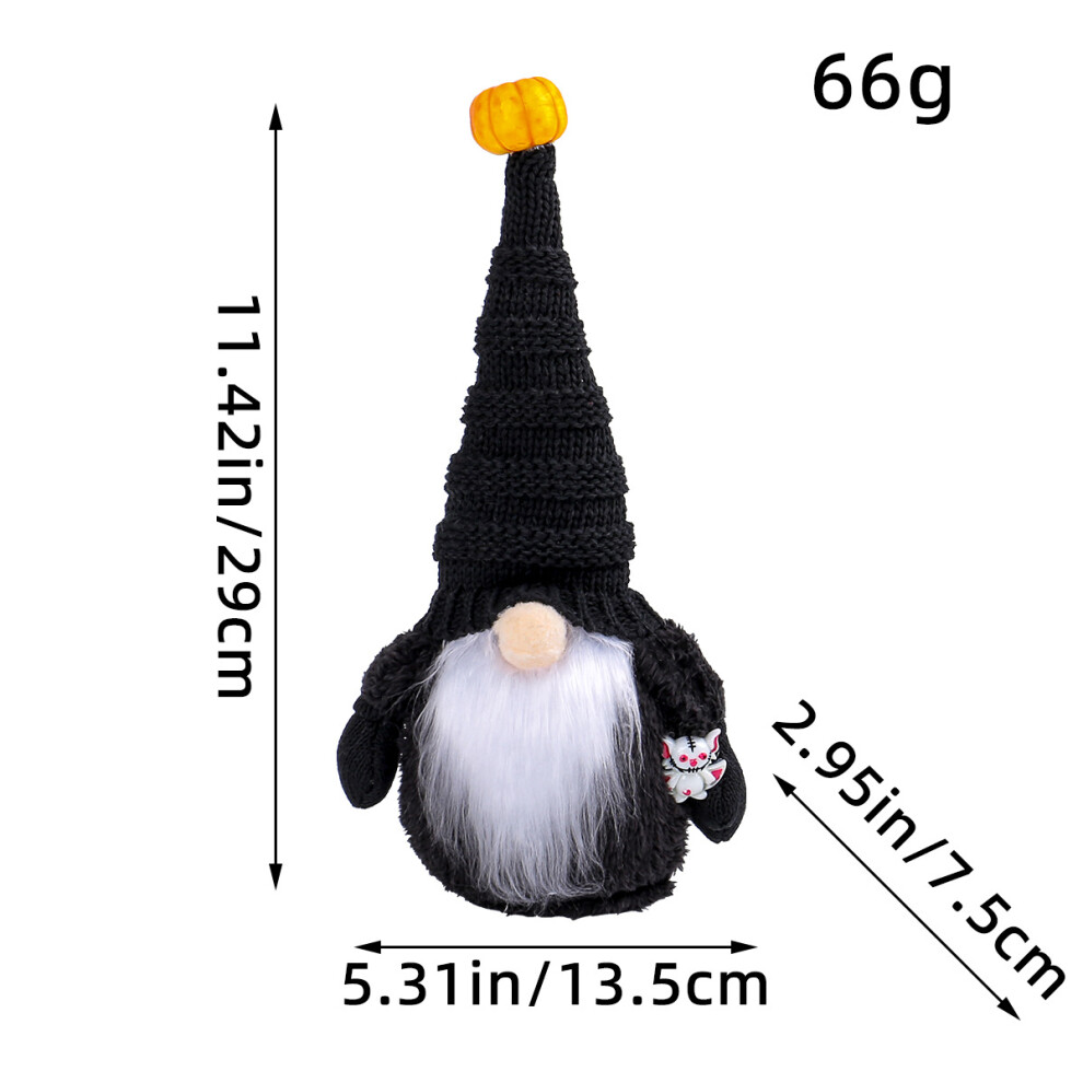 Hong Kong Love Three-Color Harvest Festival Faceless Doll Cute Plush Forest Decoration Shopping Mall Holiday OrnamentsZ1-8 Black Hat-image-OPC-PJNS9ZM-NEW