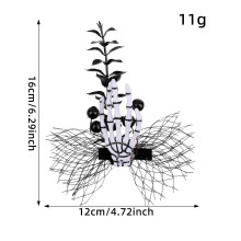Halloween mesh bone claw hairpin Ghost Festival strange dance dress butterfly dead branch side clip decorationW3-59 Bone ClawOne size