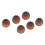 6pcs Ear Tips Sound Isolation Silicone Memory Foam 4