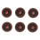6pcs Ear Tips Sound Isolation Silicone Memory Foam 6