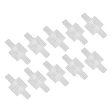 Valvola di ritegno trasparente a senso unico 8mm/0.3in 10 pezzi