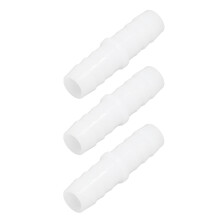 10 Stück Kunststoff-Schlauchverbinder Gerade mit Barbs, Schlauchstück, Verbindungsstück, Reparatur- und Adapterfassung, 14-14 mm