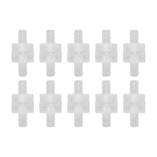 Valvola di ritegno trasparente a senso unico 8mm/0.3in 10 pezzi 1