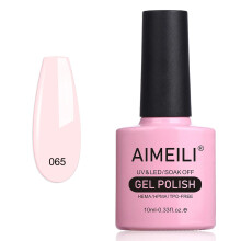 AIMEILI U V LED Esmalte de Uñas Gel Rosa Translúcido - Rosa Claro (065) 10ml