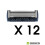 DORCO Pace Classic - Seven Blade Razor System with Pivoting Head and Premium Handle- 12 Pack Refill (No Handle) 2