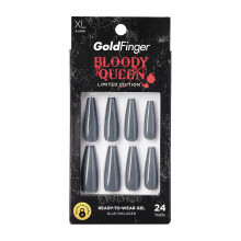 KISS GoldFinger Bloody Queen Limited Edition opdruknagels X-Long (GC02X)